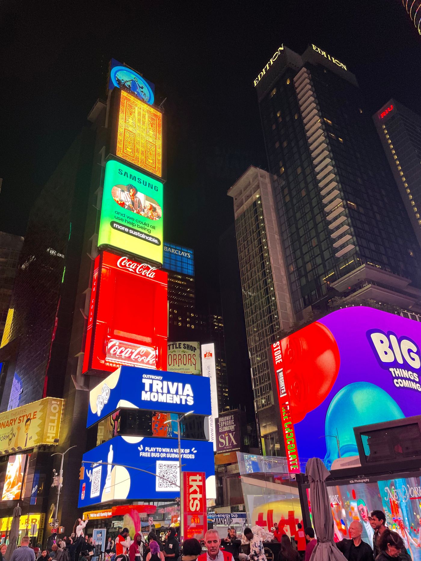 Times Square, New York at night